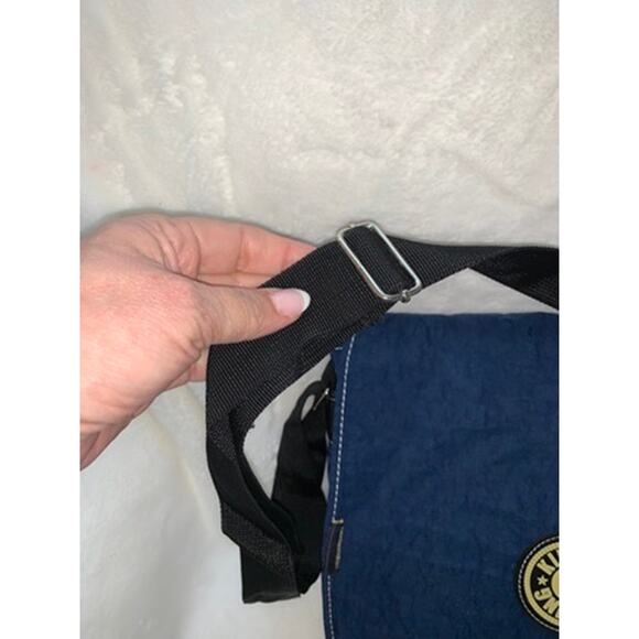 Kipling Madhouse Messenger Bag Navy Blue Unisex Adjustable Strap‎ - Picture 2 of 8
